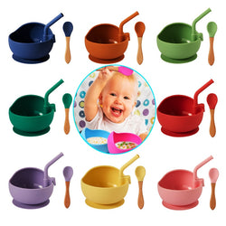 High Quality Silicone Solid Color Feeding Bowls